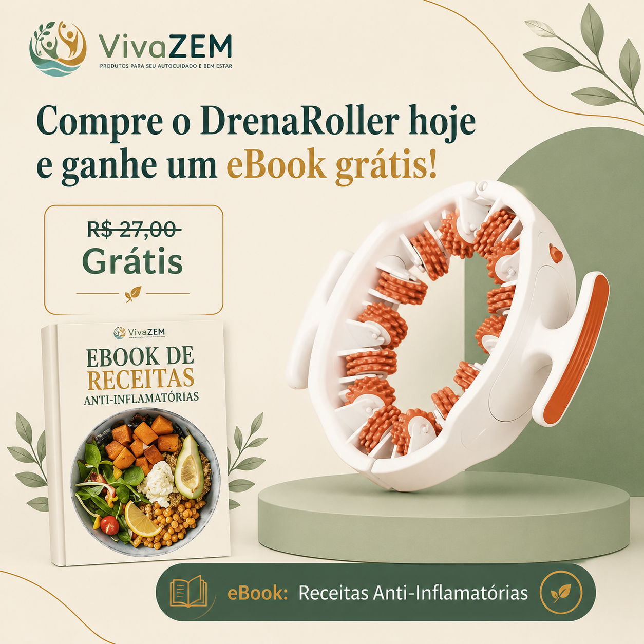 Drena Roller – Massageador Linfático — imagem 7